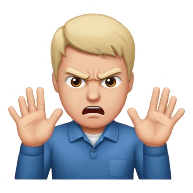 Someone arguing at a brick wall sticker