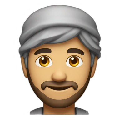 iraqui muslman guy developer with a shade after five sticker