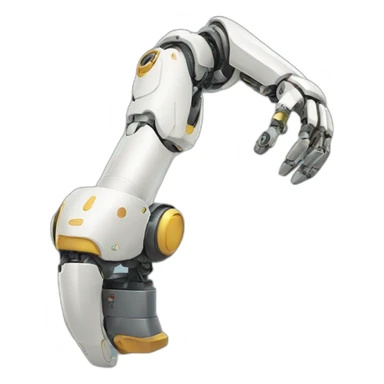 animated robot arm sticker
