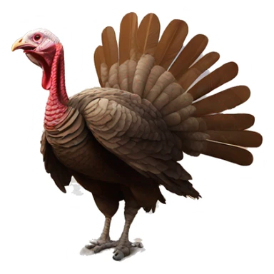 Turkey Climbing Rocky Mountain sticker