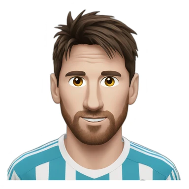 Messi in Argentina sticker