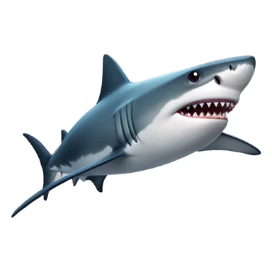 shark is toplet sticker