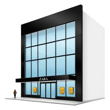 Zara store sticker