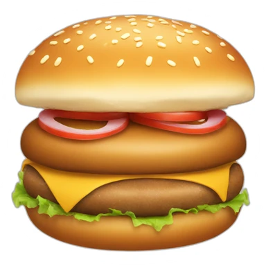 burger bun sticker