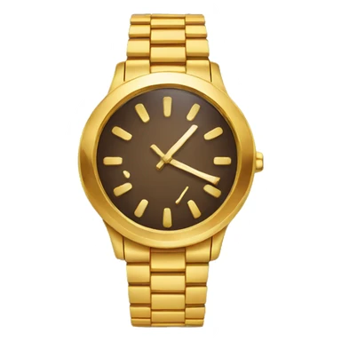Gold watch  sticker