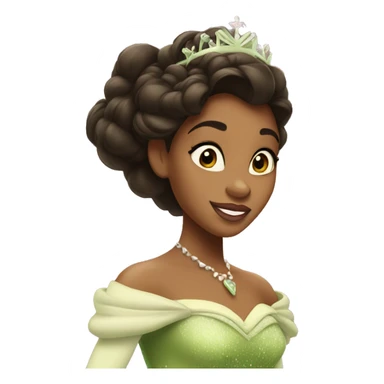 Princess tiana  sticker