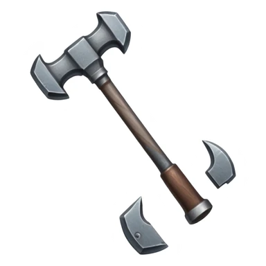 blacksmith hammer sticker