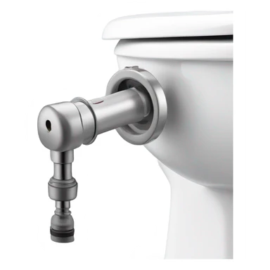 bidet attachment on toilet sticker