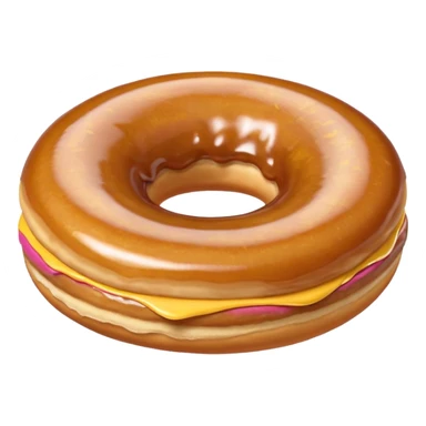 maple bar donut sticker