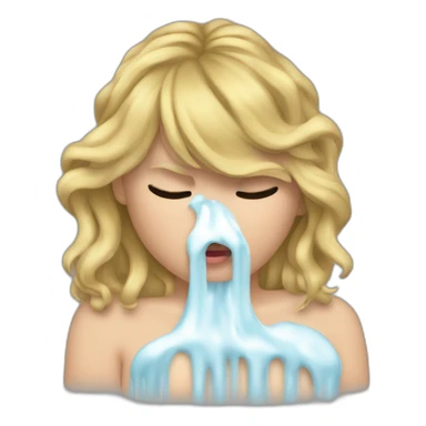 Taylor swift puking sticker