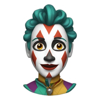 harlequin  sticker