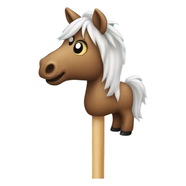 horse on the stick sticker