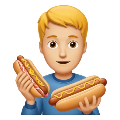 guy holding weiner in hand sticker