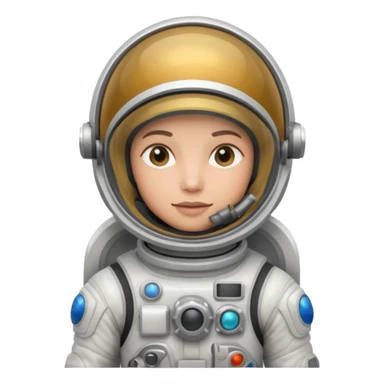 Make a astronaut with a raygun sticker