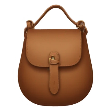 polène bag brown  sticker