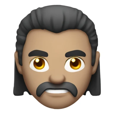 A man Viking vampire sticker