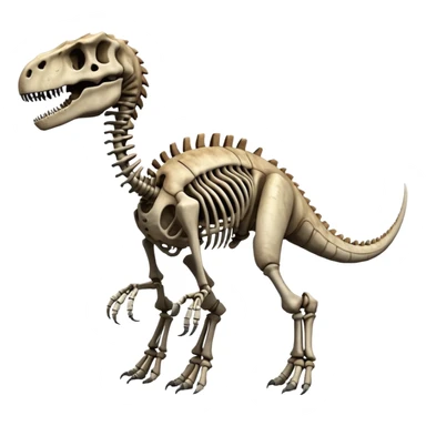 a huge dinosaur skeleton 🦕 sticker