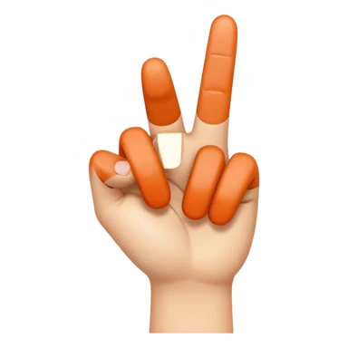 a hand with finger pointing at the camera sticker