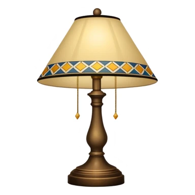 patterned lamp sticker