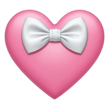 pink heart with bow in it  sticker