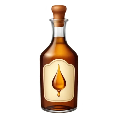 vanilla extract bottle sticker