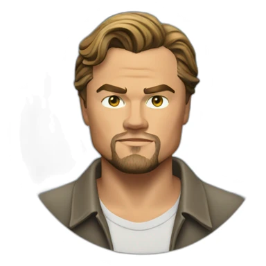 Leonardo DiCaprio when he understood the assignment sticker