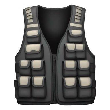 black CS GO vest sticker