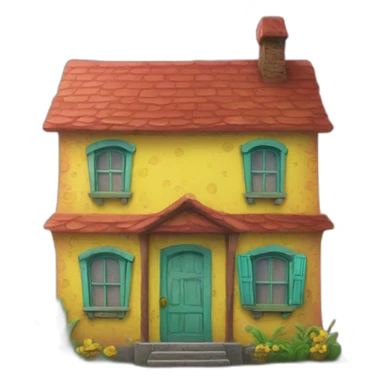 Spongebob's house sticker