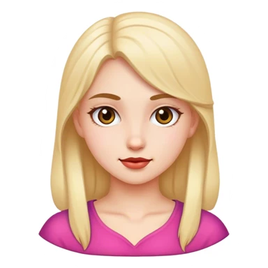 realistic portrait of girl sticker