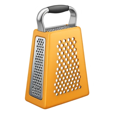 Cheese grater sticker