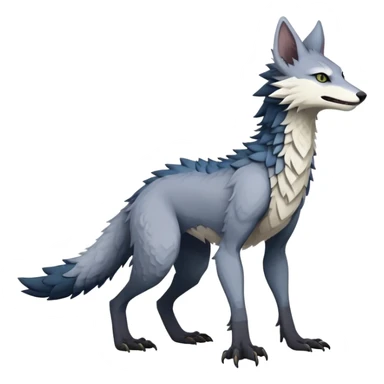 Modern Vernid-Sergal-Trico-species by LiLaiRa full body sticker