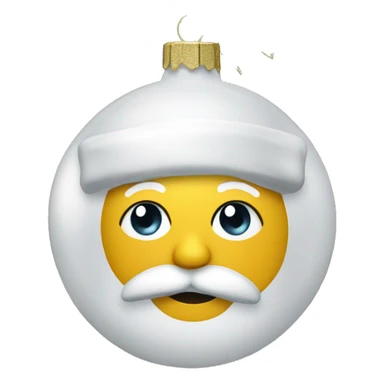 christmas ornament sticker