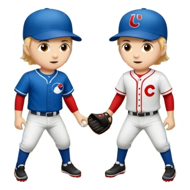 quiero dos equipos enemigos de baseball  sticker