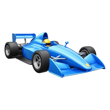 blue Formula car sticker
