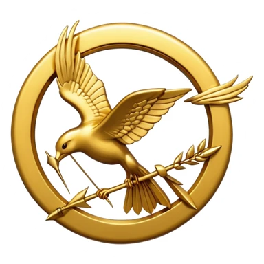 Mockingjay Pin sticker