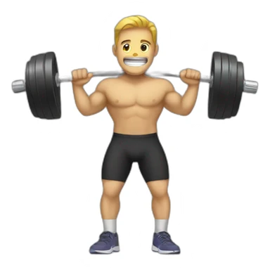 lifting weight sticker