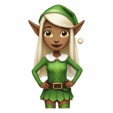 elf girl sticker