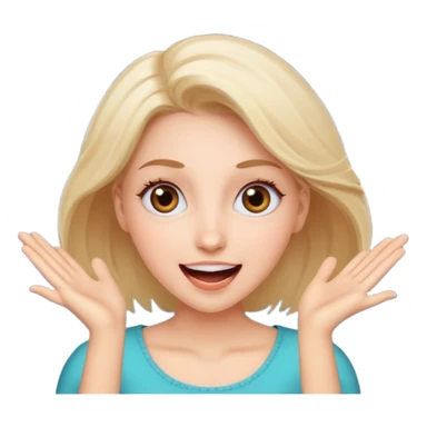 pria dengan ekspresi senang / excited dengan mata menjadi bintang sticker