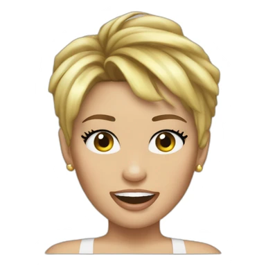 Miley Cyrus blond sticker