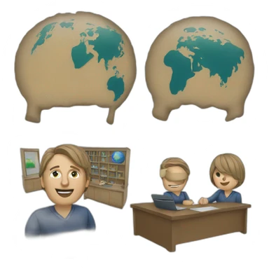 geography teacher sticker