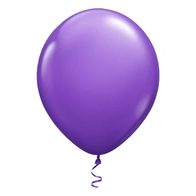 purple balloon  sticker