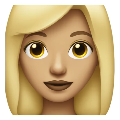 Blonde qirl with nostrill piercing and square sunglasses sticker