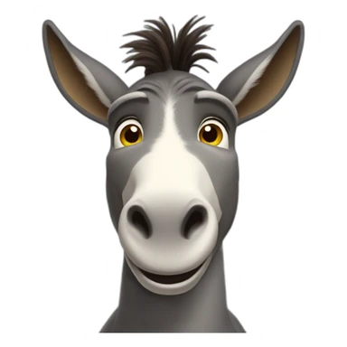 Donkey from shrek sticker