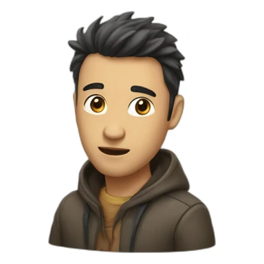 Aveugle qui tombe sticker