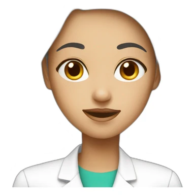 quiet pharmacist girl sticker