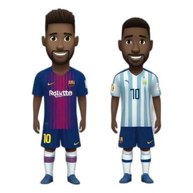 Messi pisando a vinicius sticker