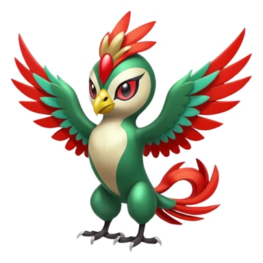 Meloetta-Hawlucha-Pokémon-Fakémon-fusion-hybrid-creature sticker