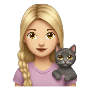 Kid Anastasia cat lover sticker