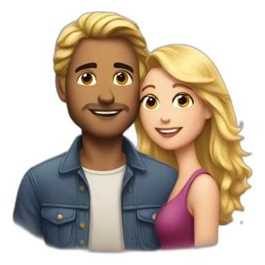 Romance novel sticker