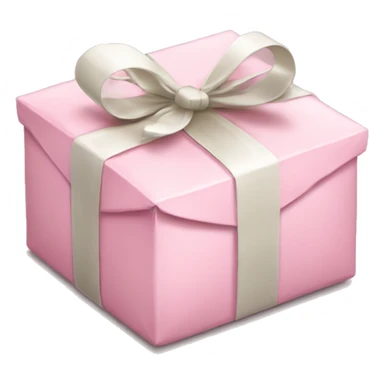 light pink package sticker